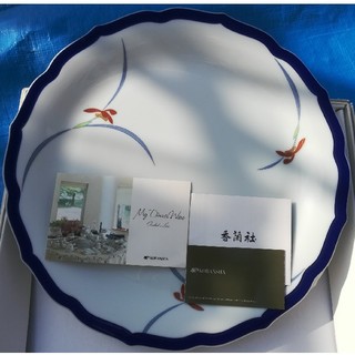 コウランシャ(香蘭社)の香蘭社 大皿 オーキッドレース ホワイト 32.5cm

(食器)