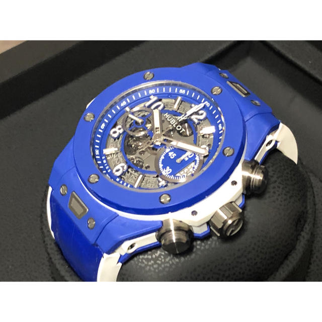 ユンハンス コピー 7750搭載 / HUBLOT - HUBLOT ウブロ ビッグバン ウニコ 限定モデル ブルー&ホワイト 国内正規の通販 by Watch mania 358