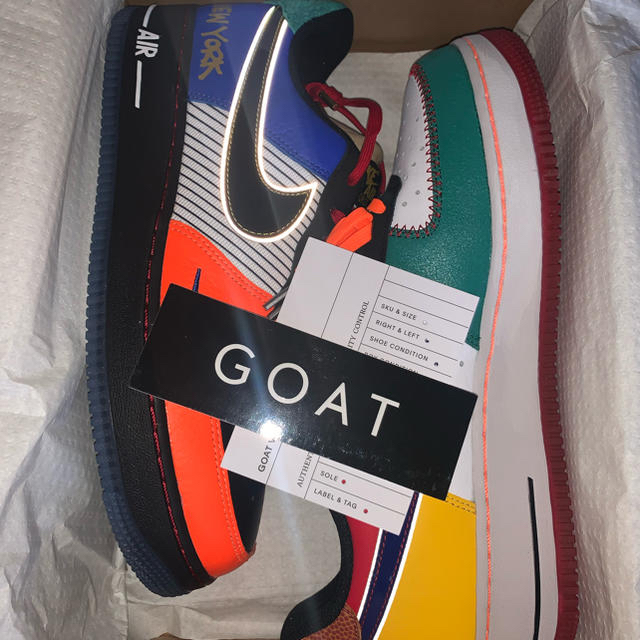 NIKE AIR  FORCE1 WHAT THE NYC 27.5cm