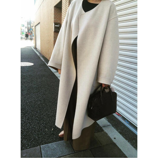 12/22まで値下げ▼6(ROKU)  GOWN COAT ロク リバーコート