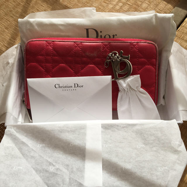 Christian Dior(クリスチャンディオール)のディオール　長財布　ピンク レディースのファッション小物(財布)の商品写真