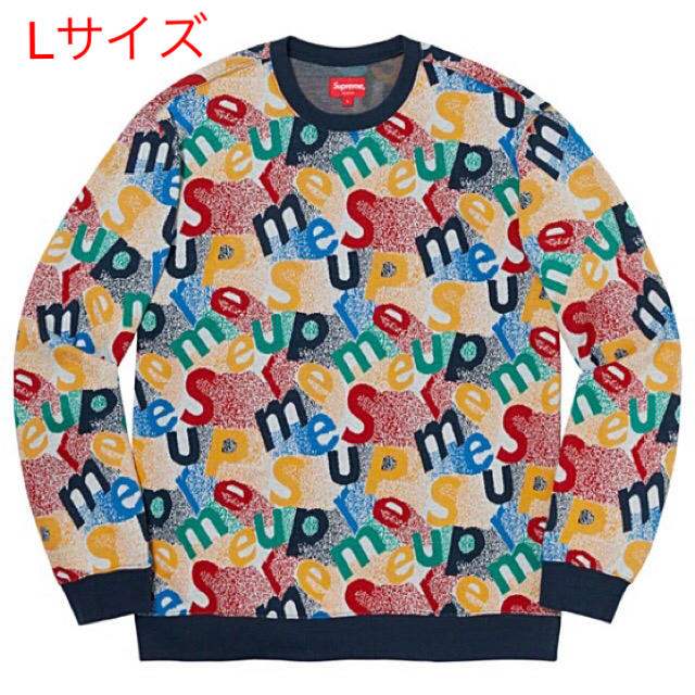 Supreme  Scatter Text Crewneck M size