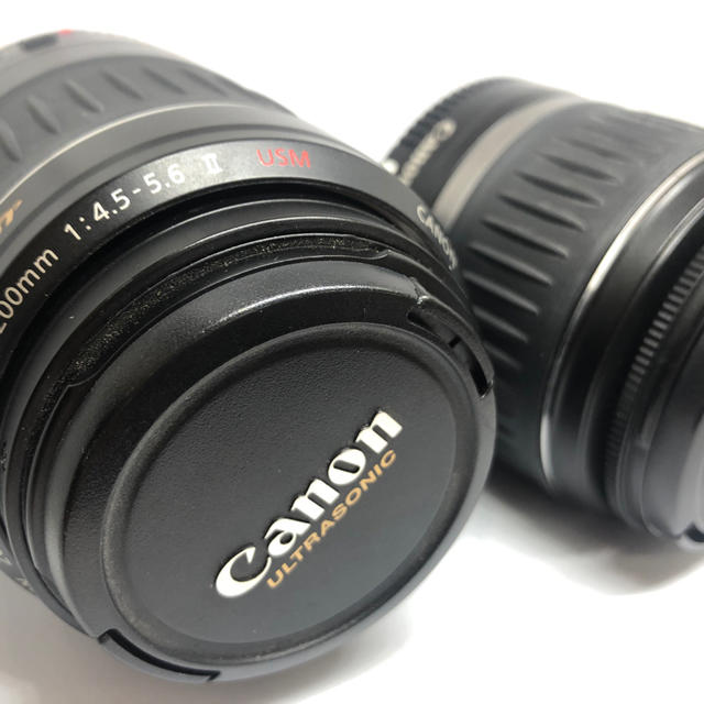 canon lens EF 55-200mm.18-55mm 2個セット