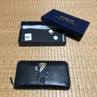 ポロラルフローレン(POLO RALPH LAUREN)のPOLO ポロベア 革 財布 長財布(長財布)