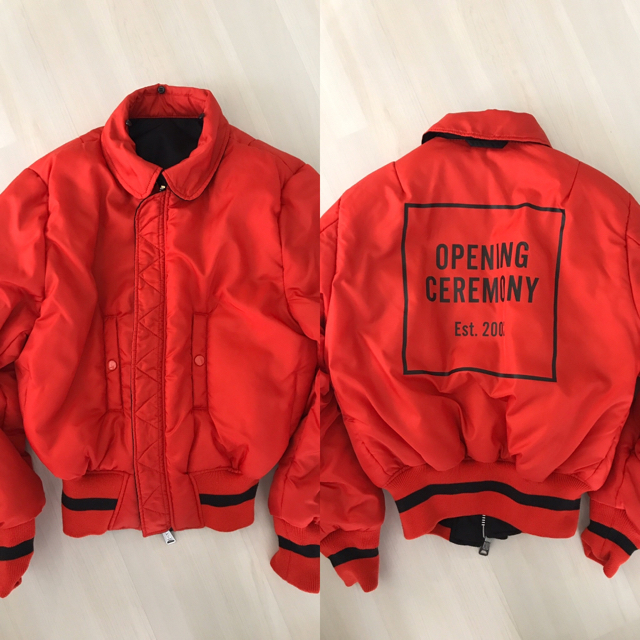 OPENING CEREMONY(オープニングセレモニー)のOPENING CEREMONY MA-1リバーシブルブルゾン　XSサイズ メンズのジャケット/アウター(ブルゾン)の商品写真