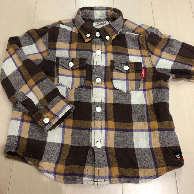 DOUBLE.B(ダブルビー)のお値下げ♡シャツ キッズ/ベビー/マタニティのキッズ服男の子用(90cm~)(Tシャツ/カットソー)の商品写真