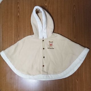 ミキハウス(mikihouse)の【美品】ミキハウス ポンチョ(ジャケット/コート)