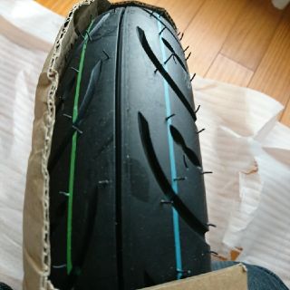 ダンロップ(DUNLOP)のダンロップ D307 80/90-10 44J 新品 室内保管(タイヤ)