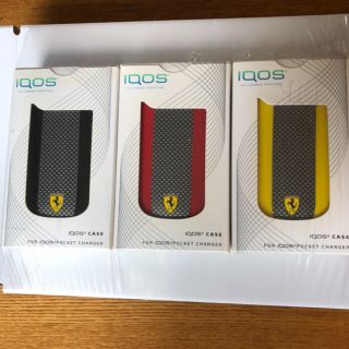 フェラーリ(Ferrari)のiQOS アイコス　ケース　フェラーリ　３色セット　限定品　新品　未使用　未開封(タバコグッズ)