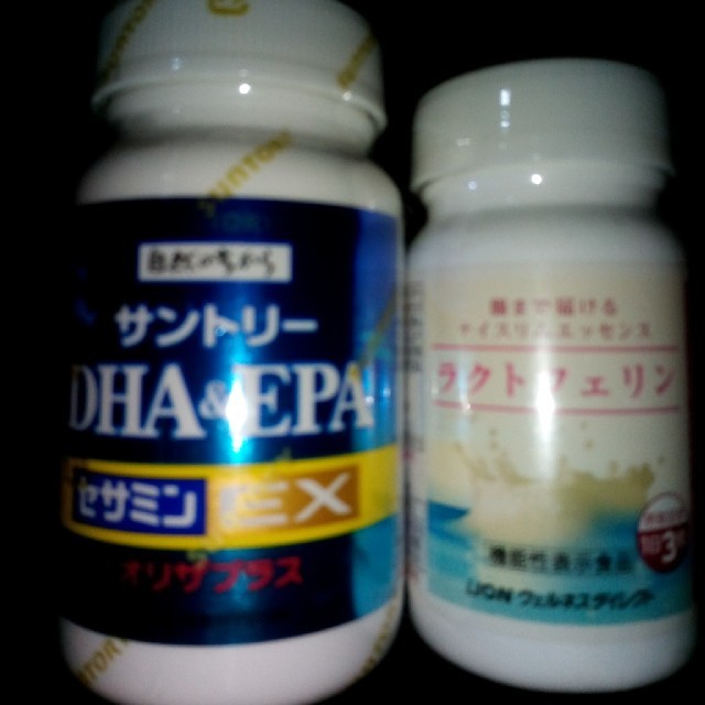 サントリー セサミン DHA&EPA　サントリー ライオン ラクトフェリン 食品/飲料/酒の健康食品(ビタミン)の商品写真