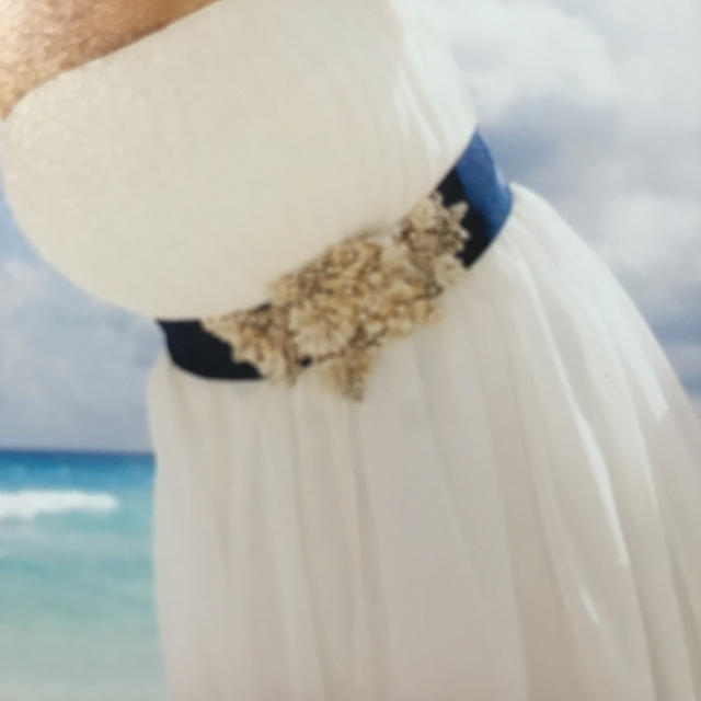 ウェディング サッシュベルト レディースのフォーマル/ドレス(ウェディングドレス)の商品写真