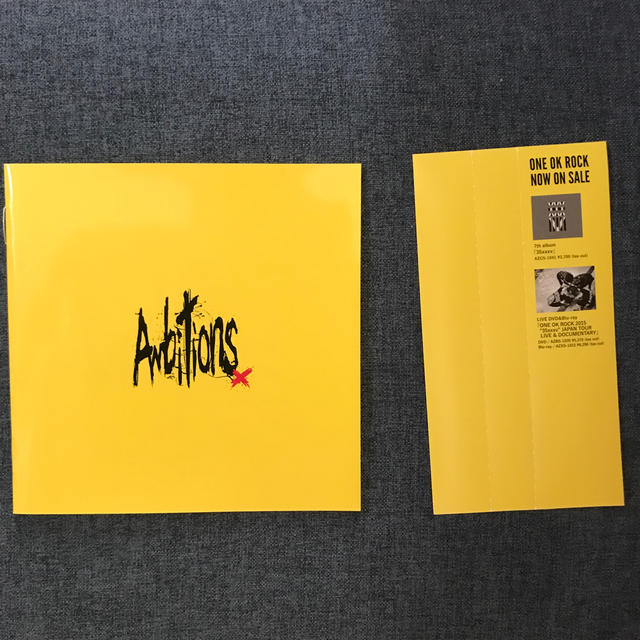 ONE OK ROCK(ワンオクロック)のambitions  エンタメ/ホビーのCD(ポップス/ロック(邦楽))の商品写真