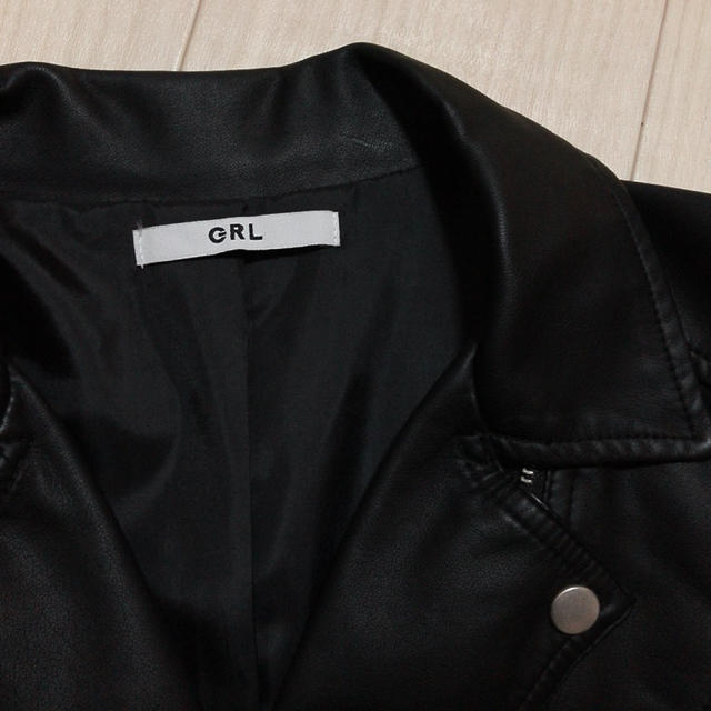 GRL(グレイル)のGRL ライダース L レディースのジャケット/アウター(ライダースジャケット)の商品写真