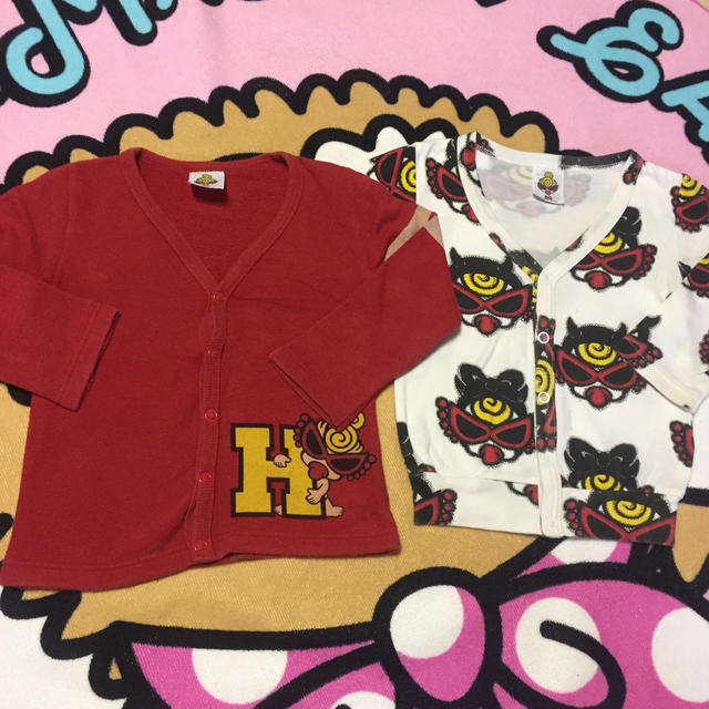 HYSTERIC MINI(ヒステリックミニ)の専用  4着 キッズ/ベビー/マタニティのベビー服(~85cm)(カーディガン/ボレロ)の商品写真