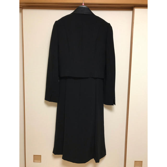 美品 桂由美 高級礼服 ジャケット ワンピース フォーマル 冠婚葬祭 前着脱LL