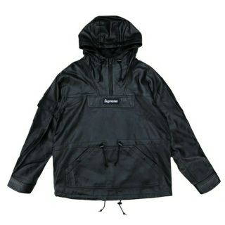 シュプリーム(Supreme)の新品）18AW Supreme Leather Anorak レザー アノラック(レザージャケット)