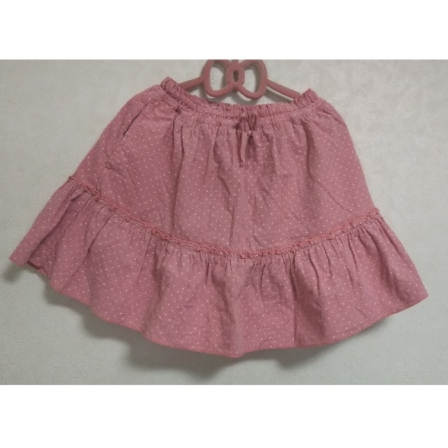 HusHush(ハッシュアッシュ)のHus HusH☆インナーパンツ付スカート 130 キッズ/ベビー/マタニティのキッズ服女の子用(90cm~)(スカート)の商品写真