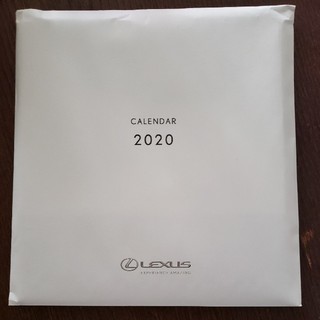 トヨタ(トヨタ)のLEXAS 2020 レクサス 卓上カレンダー　未開封(カレンダー/スケジュール)