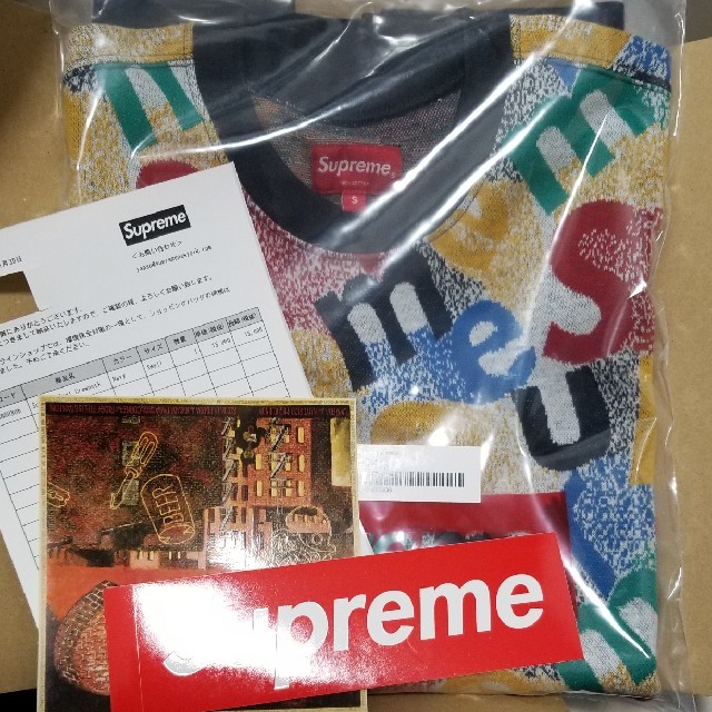 Supreme Scatter Text Crewneck Sサイズ