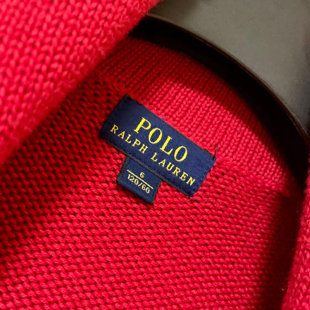 POLO RALPH LAUREN(ポロラルフローレン)の子供服キッズ　ラルフローレンカーディガン キッズ/ベビー/マタニティのキッズ服男の子用(90cm~)(カーディガン)の商品写真