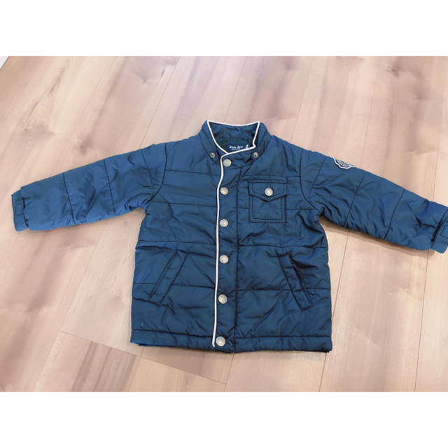 mikihouse(ミキハウス)の美品 ブラックベア ミキハウス 90センチ キッズ/ベビー/マタニティのキッズ服男の子用(90cm~)(ジャケット/上着)の商品写真