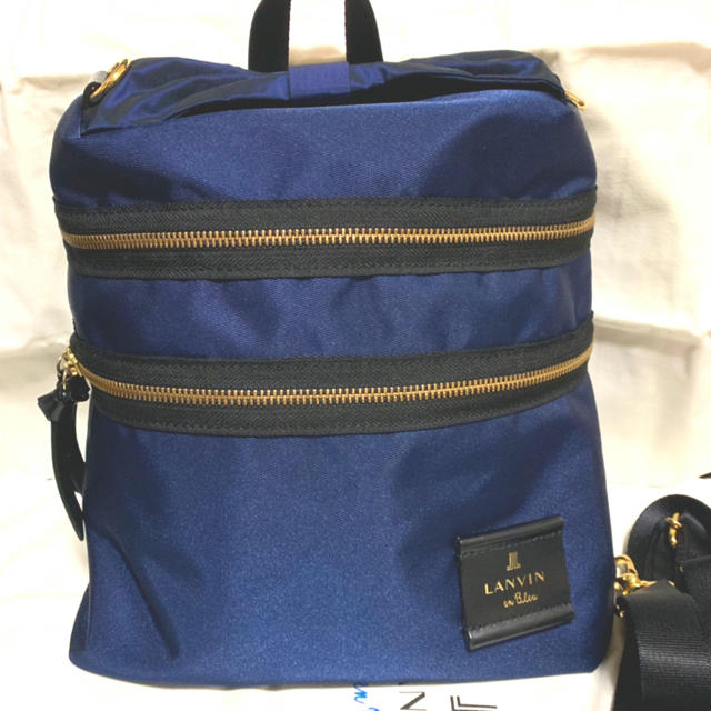 LANVIN en Bleu 2wayリボンリュック トロカデロ