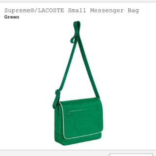 シュプリーム(Supreme)の人気色　緑　Supreme Lacoste messenger bag (メッセンジャーバッグ)