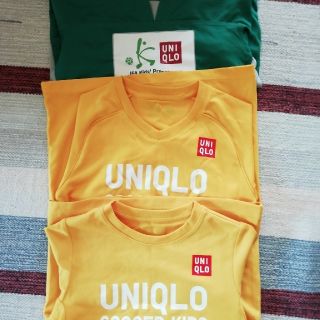 ユニクロ(UNIQLO)の子供用　サッカー練習着　3枚(ウェア)