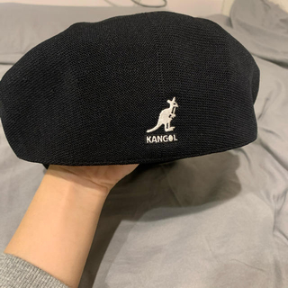 カンゴール(KANGOL)の黒　ベレー帽(ハンチング/ベレー帽)