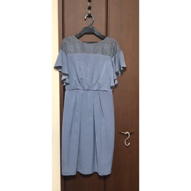 anatelier(アナトリエ)のデコルテレースラッフルドレス レディースのフォーマル/ドレス(ミディアムドレス)の商品写真