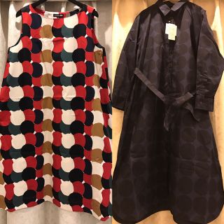 マリメッコ(marimekko)の《KAWORI様 専用》marimekko×UNIQLO コットンワンピース(ロングワンピース/マキシワンピース)