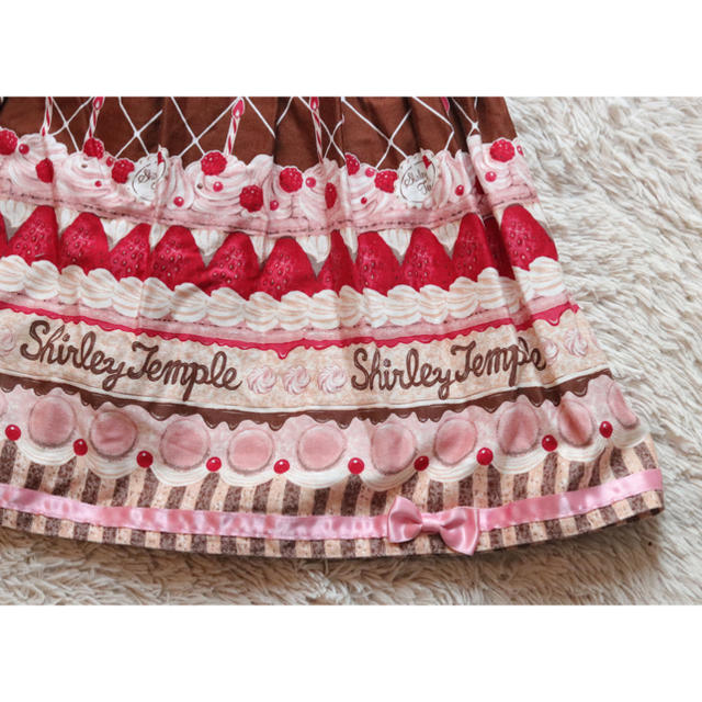 Shirley Temple(シャーリーテンプル)の美品　シャーリーテンプル　デコレーションケーキ　ワンピース　jsk キッズ/ベビー/マタニティのキッズ服女の子用(90cm~)(ワンピース)の商品写真