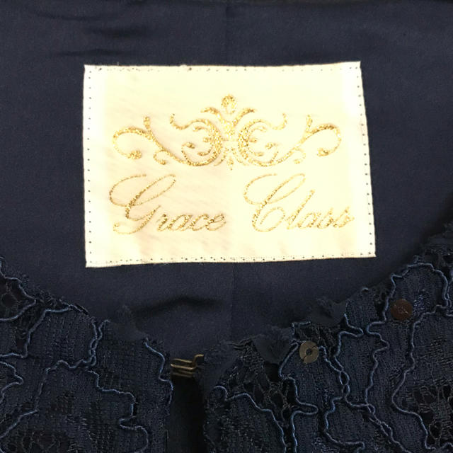 GRACE CONTINENTAL(グレースコンチネンタル)の新品 ♡ GraceClass シフォンコードレースジャケット レディースのジャケット/アウター(ノーカラージャケット)の商品写真