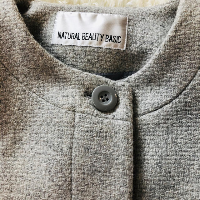 NATURAL BEAUTY BASIC(ナチュラルビューティーベーシック)のナチュラルビューティーベーシックスの新品コート レディースのジャケット/アウター(ロングコート)の商品写真