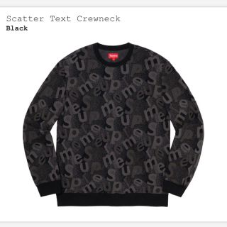 シュプリーム(Supreme)のsupreme Scatter Text Crewneck(スウェット)