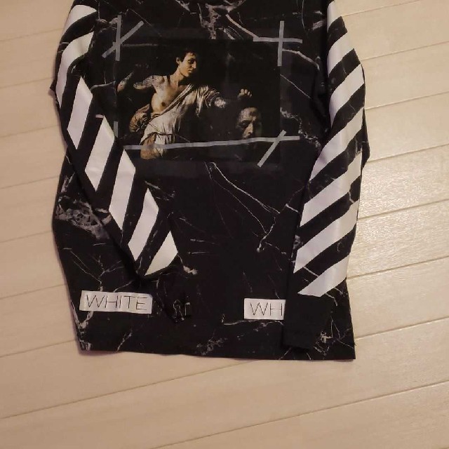 OFF-WHITE(オフホワイト)のOff-White 16ss マーブルロングT メンズのトップス(Tシャツ/カットソー(七分/長袖))の商品写真