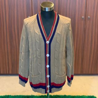 グッチ(Gucci)のGUCCI グッチ　ニットカーディガン　Ｌサイズ　池袋東武購入(カーディガン)