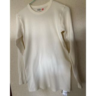 ヘインズ(Hanes)の美品❣️EXTRA THERMO×Hanes裏起毛インナー・厚手Tシャツ S(Tシャツ/カットソー(七分/長袖))