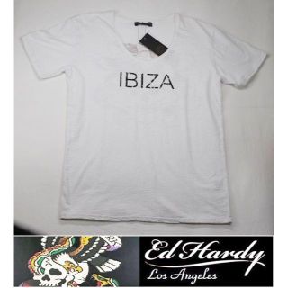 エドハーディー Tシャツ L（白） 新品　＃15　最終特価(Tシャツ/カットソー(半袖/袖なし))