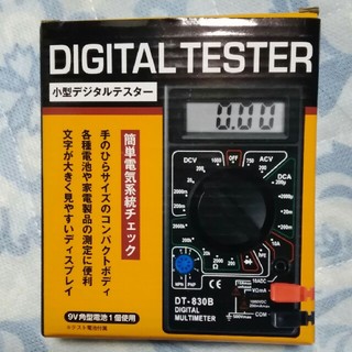 小型デジタルテスター　電気　チェッカー(工具/メンテナンス)