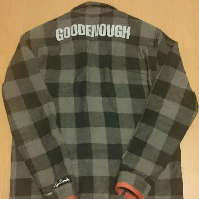 GOODENOUGH(グッドイナフ)のgoodenough 背ロゴブロックネルシャツ 時しらず fragment メンズのトップス(シャツ)の商品写真