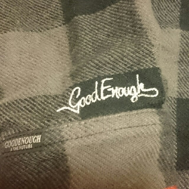GOODENOUGH(グッドイナフ)のgoodenough 背ロゴブロックネルシャツ 時しらず fragment メンズのトップス(シャツ)の商品写真