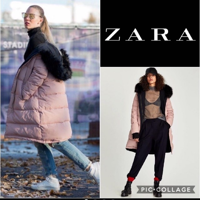 ZARAリバーシブルダウンジャケット