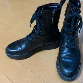 ザラ(ZARA)のザラ   レザーブーツ37（24(ブーツ)