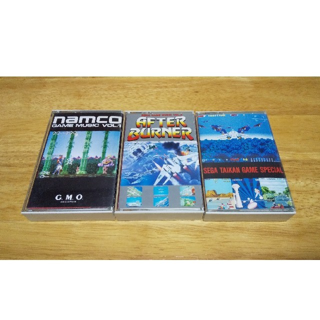 ナムコゲームミュージック、セガゲームミュージックカセットテープ3本セットの通販　by　キイロイハナ｜ラクマ