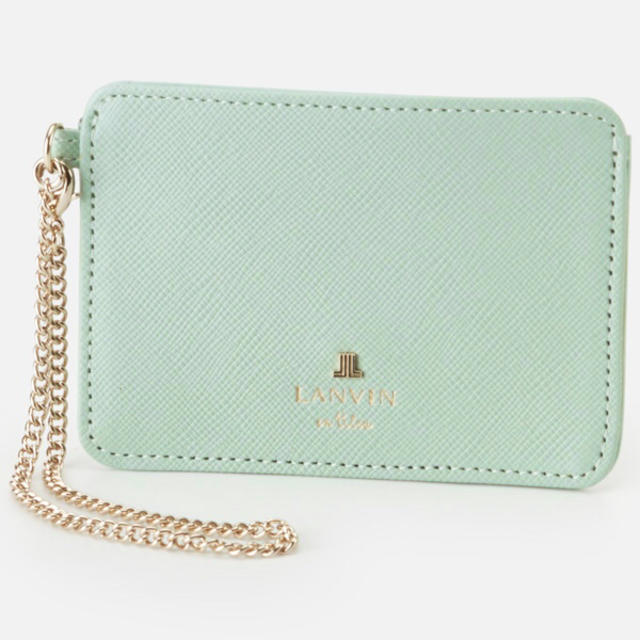 LANVIN en Bleu(ランバンオンブルー)のランバンオンブルー新品未使用パスケース レディースのファッション小物(名刺入れ/定期入れ)の商品写真