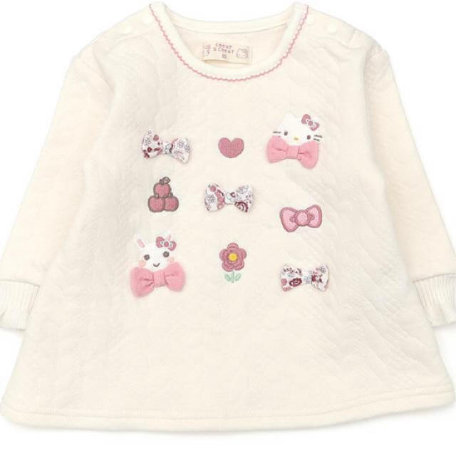 coeur a coeur(クーラクール)のクーラクール 110 キティ キッズ/ベビー/マタニティのキッズ服女の子用(90cm~)(Tシャツ/カットソー)の商品写真