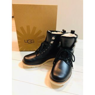 アグ(UGG)のUGG HANNEN ハネン 黒 27cm US9 ムートンブーツ新品未使用(ブーツ)