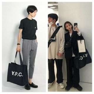 アーペーセー(A.P.C)の【完売品】A.P.C.　デニムトートバッグ(トートバッグ)