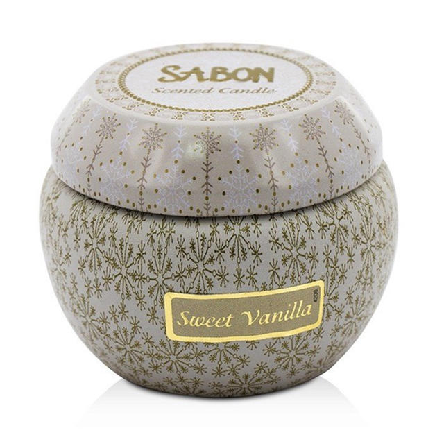 SABON(サボン)のSABON 【サボン】キャンドル イン ティン（スモール）　バニラ コスメ/美容のリラクゼーション(キャンドル)の商品写真